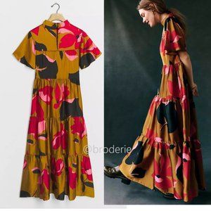 Anthropologie Corey Lynn Calter Gianna Tiered Maxi